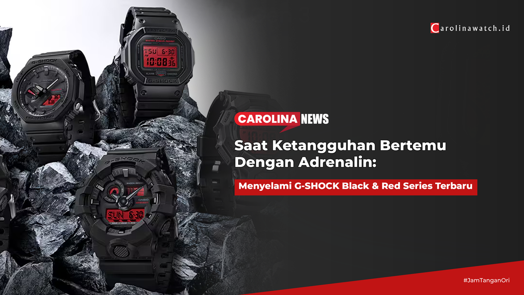 Saat Ketangguhan Bertemu Adrenalin: Menyelami G-SHOCK Black & Red Series Terbaru