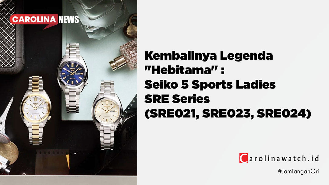 Kembalinya Legenda "Hebitama": Seiko 5 Sports Ladies SRE Series (SRE021, SRE023, SRE024)