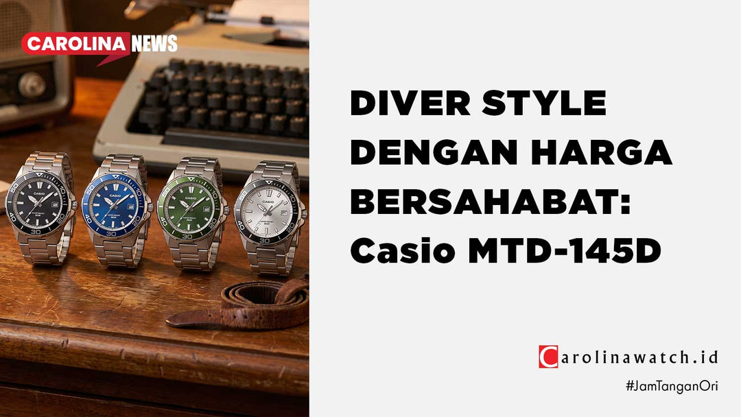 Casio MTD-145D, Jam Bergaya Diver dengan 4 Pilihan Warna yang Bikin Susah Milih