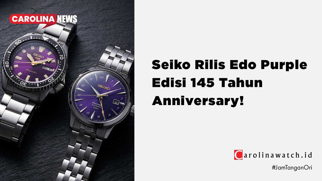 Review Seiko 145th Anniversary Edo Purple: Presage HCB006J1 Cocktail Time GMT dan 5 Sports HDB003K1 SKX