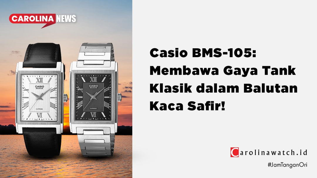 Casio Beside BMS-105: Vibes "Old Money" Pake Kaca Safir, Harga Tetap Masuk Akal!