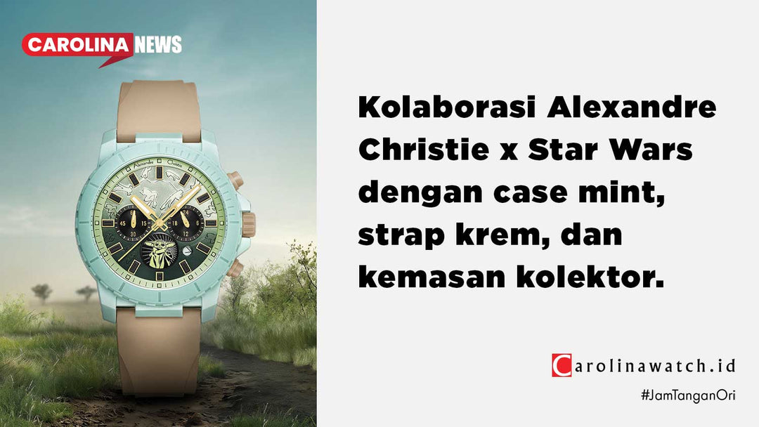Alexandre Christie Grogu Edition: Jam Chronograph Imut yang Cuma Ada 2.000 Unit di Dunia