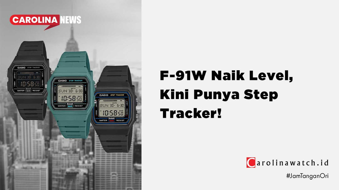 Review Casio F-B100W: Jam Retro F-91W yang Kini Bisa Hitung Langkah, Ada 3 Varian Warna