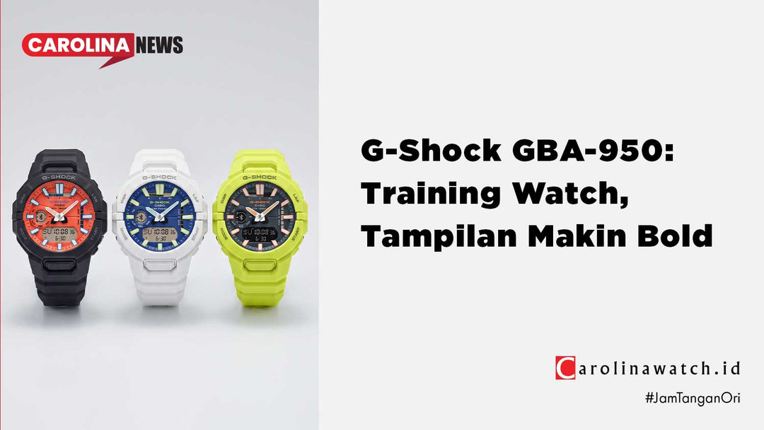 Review G-Shock GBA-950: Training Watch dengan 3 Warna Baru yang Berani