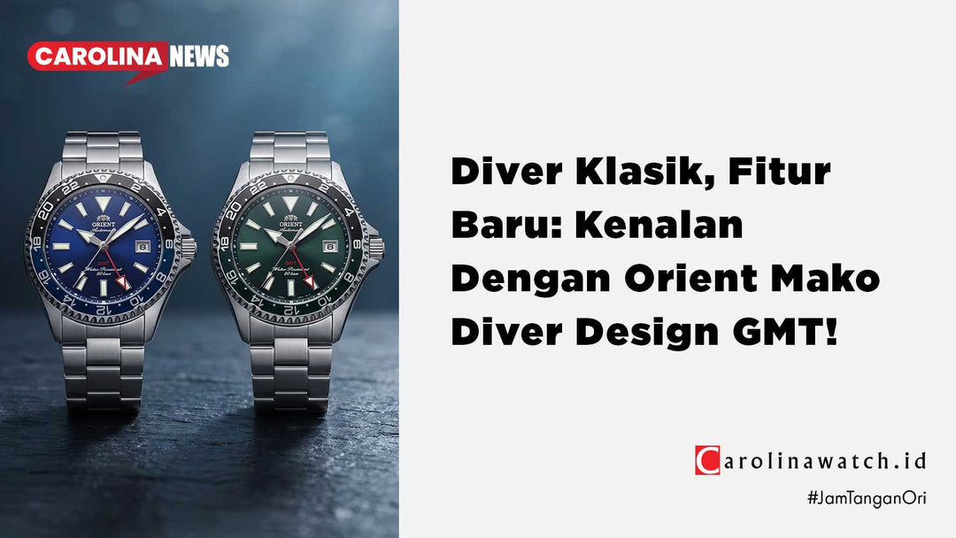 Orient Mako GMT: Komplikasi GMT Pertama dari Keluarga Mako yang Legendaris!