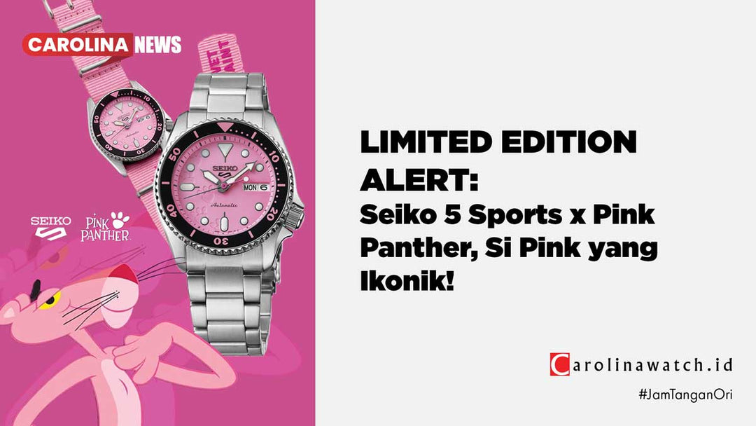 LIMITED EDITION ALERT: Seiko 5 Sports x Pink Panther, Si Pink yang Ikonik!