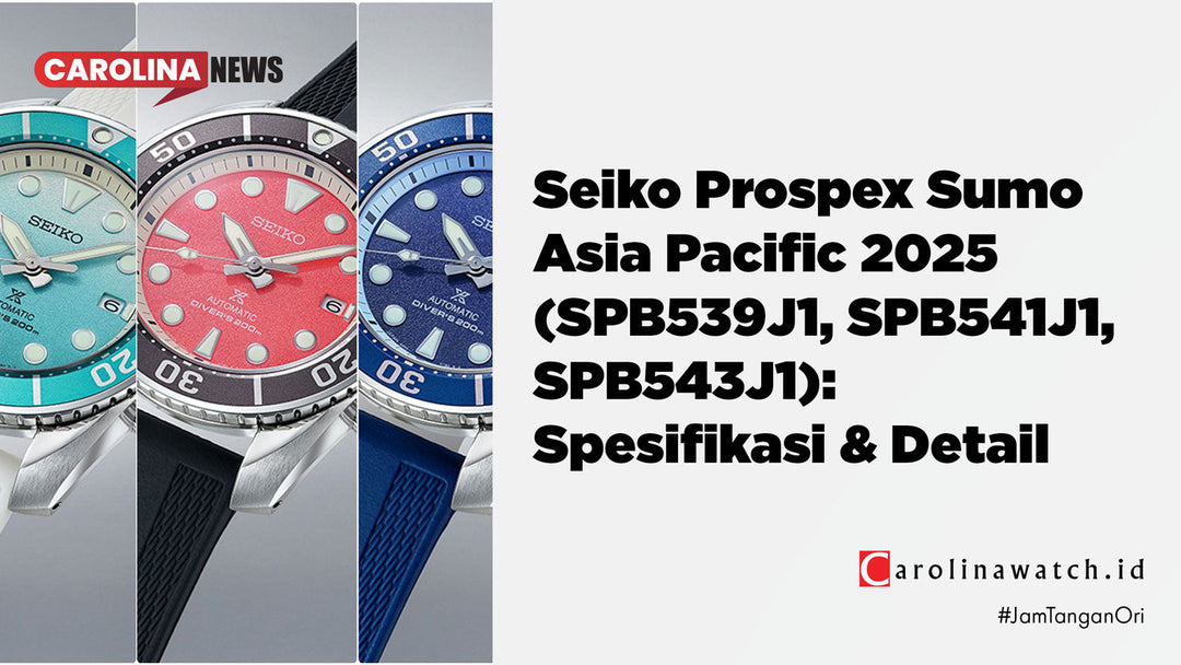 Eksplorasi "Wonders of Nature": Saat Fenomena Alam Maladewa, Australia, dan Indonesia Bersatu dalam Seiko Sumo Prospex Asia Pacific Limited Edition 2025