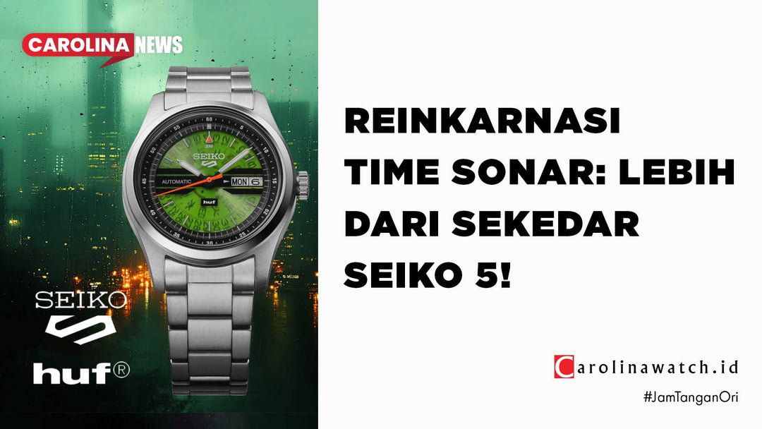 MENGUPAS TUNTAS SEIKO 5 SPORTS X HUF SRPM09: PESONA RETRO "TIME SONAR" DALAM BALUTAN STREETWEAR MODERN