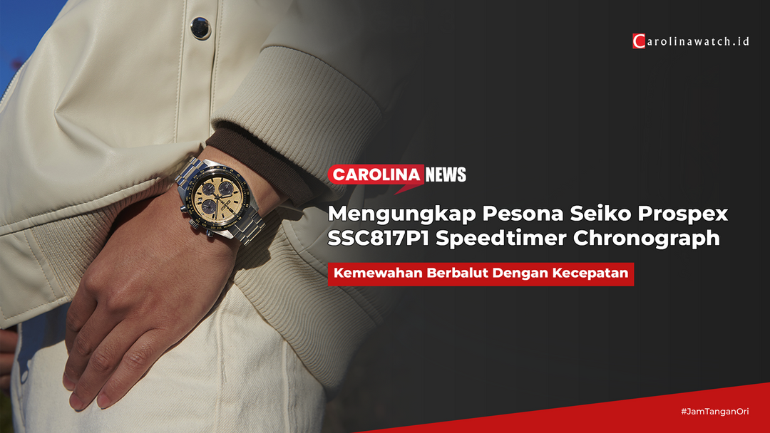 Kemewahan Berbalut Kecepatan: Mengungkap Pesona Seiko Prospex SSC817P1 Speedtimer Chronograph