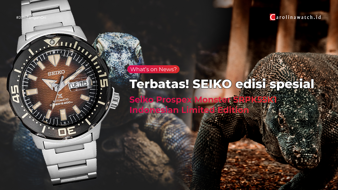 New Released!! Seiko Prospex Indonesia Exclusive 2nd Edition: Indonesian Limited Edition 500pcs Inspired by Komodo Dragon