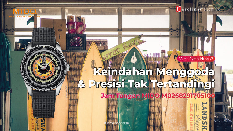 Menggoda dengan Keindahan Swiss dan Presisi Mekanik yang Tak Tertandingi! Jam tangan Mido M0268291705100