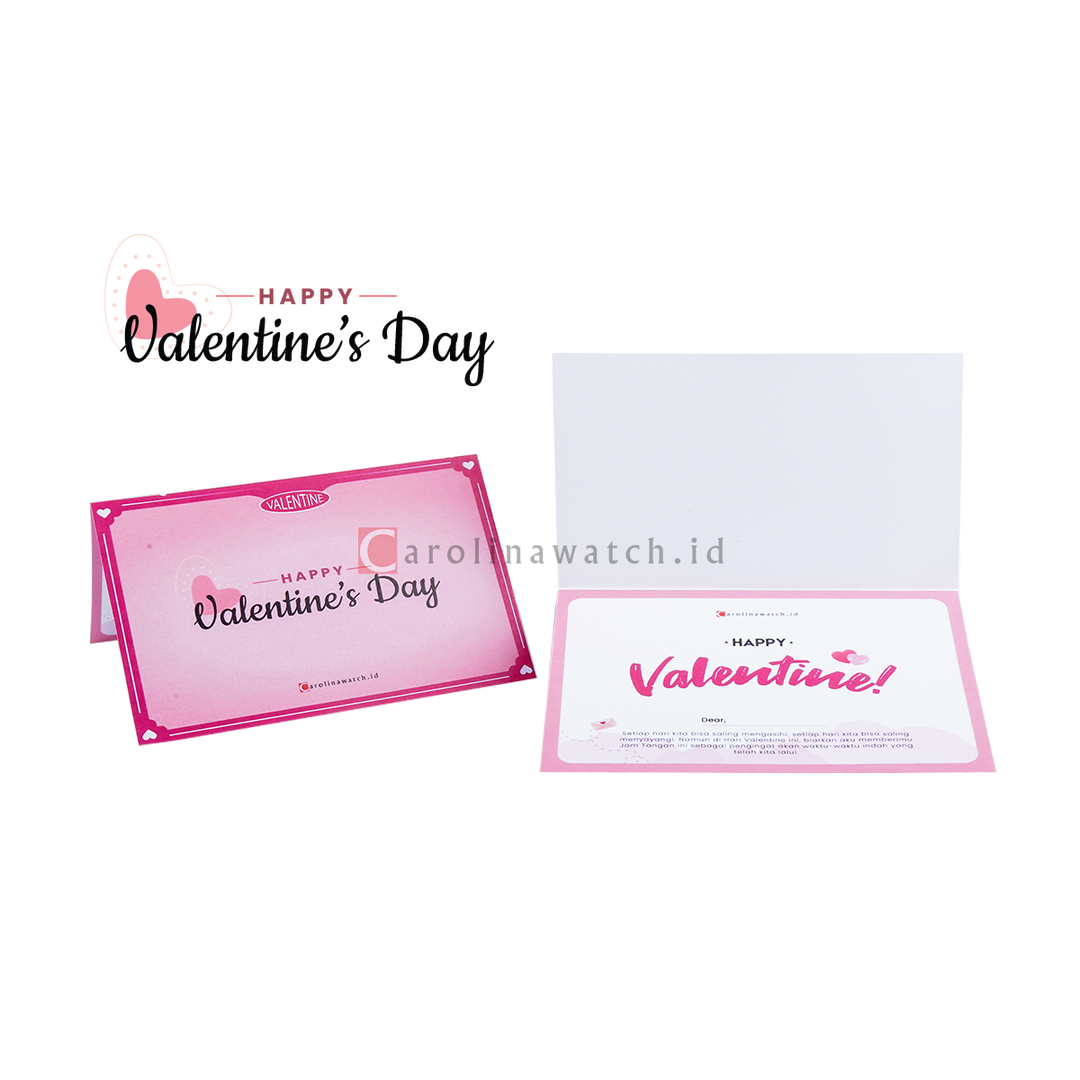 Kartu Ucapan / Greeting Card CAROLINAWATCH.ID (Happy Valentine)