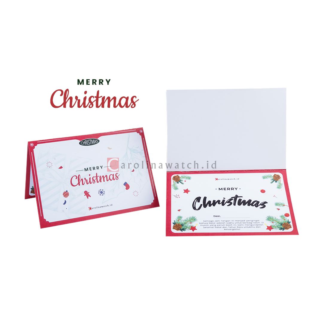 Kartu Ucapan / Greeting Card CAROLINAWATCH.ID (Merry Christmas)