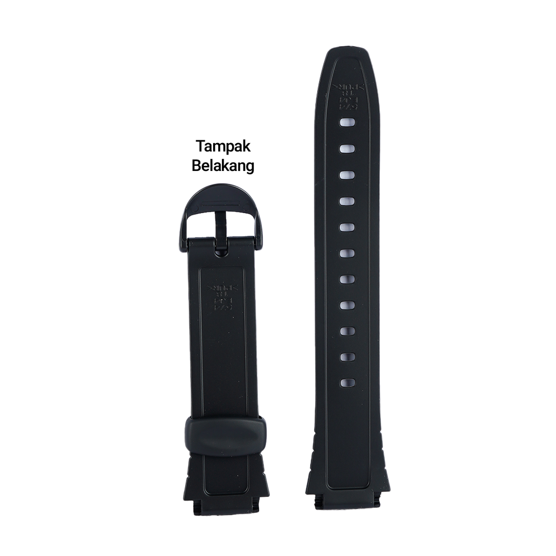 Tali Strap CASIO F 200 23.5mm Black Resin 10075278 Carolina Watch