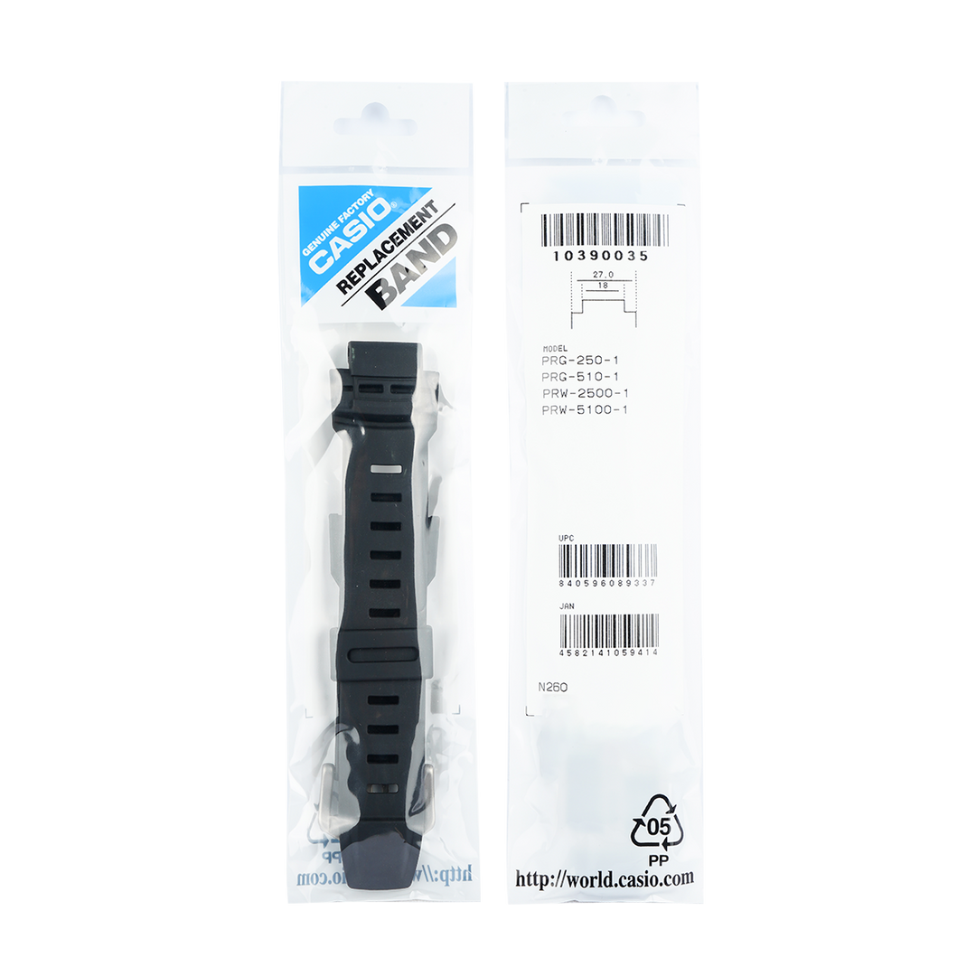 Tali Strap CASIO PRG-250 / PRG-510 / PRW-2500 / PRW-5100 27mm Black Resin 10390035