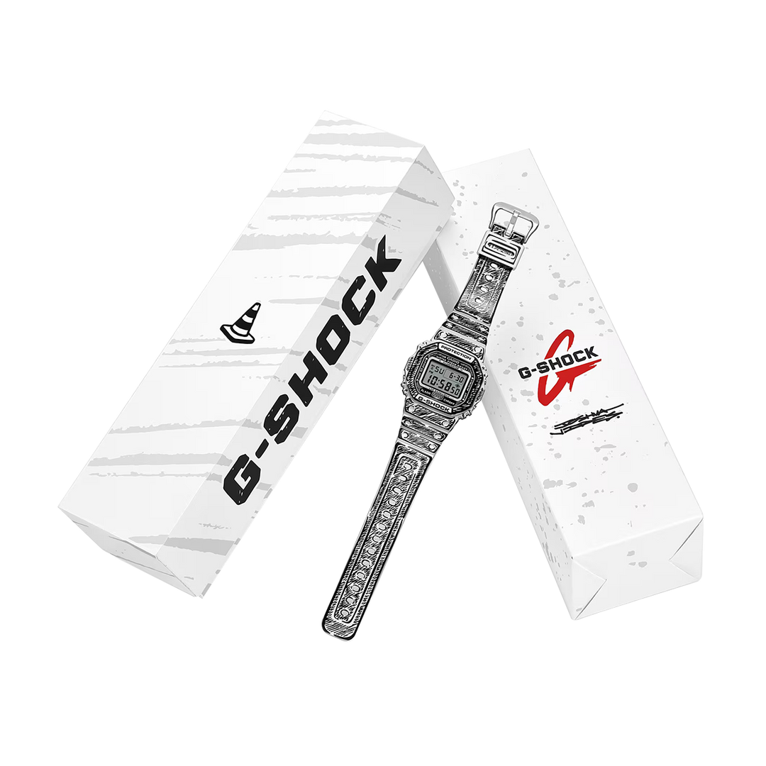 Jam Tangan Casio G-Shock DW-5600JV-7D Men Joshua Vides Collaboration Model Resin Band (JDM)