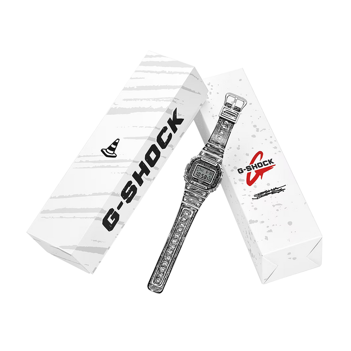 Jam Tangan Casio G-Shock DW-5600JV-7D Men Joshua Vides Collaboration Model Resin Band (JDM)