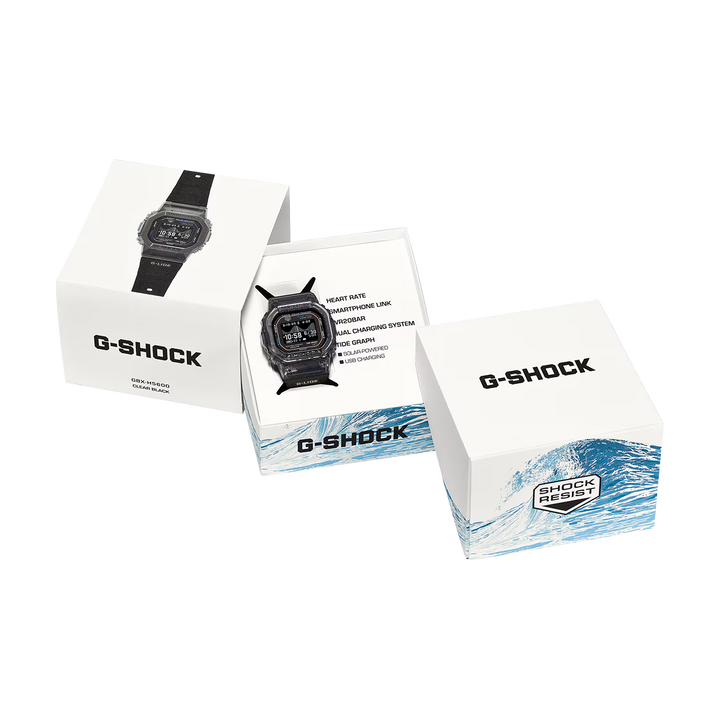 Jam Tangan Casio G-Shock G-Lide GBX-H5600-1D Men Digital Dial Black Resin band