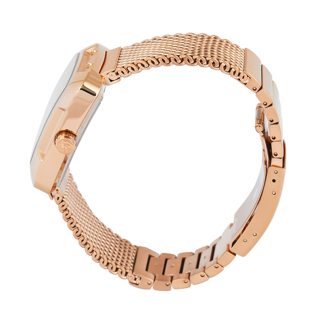 Jam Tangan Alexandre Christie AC 3030 BFBRGRG Women Analog Dial Rose Gold Stainless Steel Strap