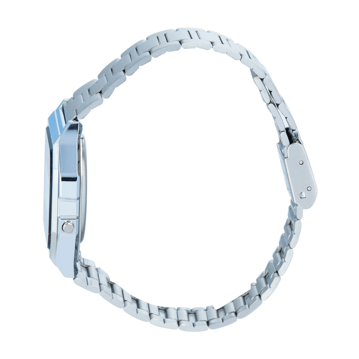 Jam Tangan Casio Vintage A158WA-1D Unisex Digital Dial Stainless Steel Strap