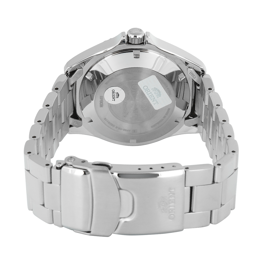 Jam Tangan Orient MAKO II AA02009D Men Blue Dial Stainless Steel Strap
