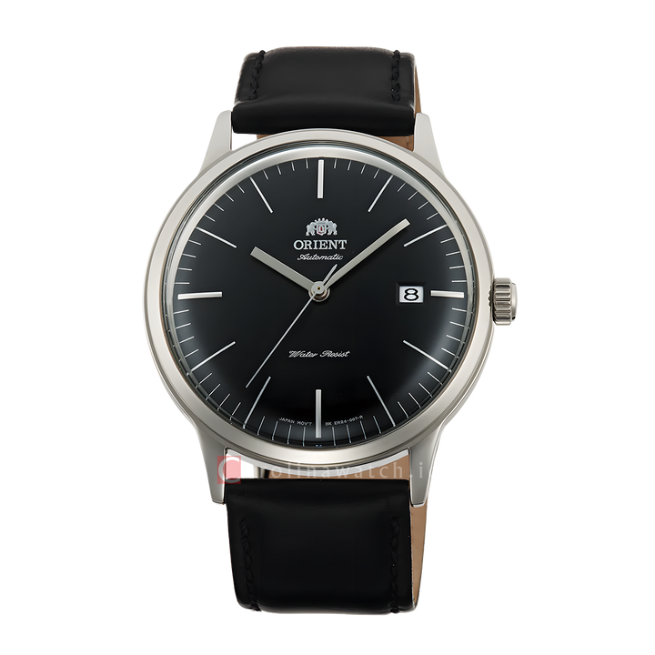 Jam Tangan Orient AC0000DB Classic Automatic  Men Black Dial Black Leather Strap