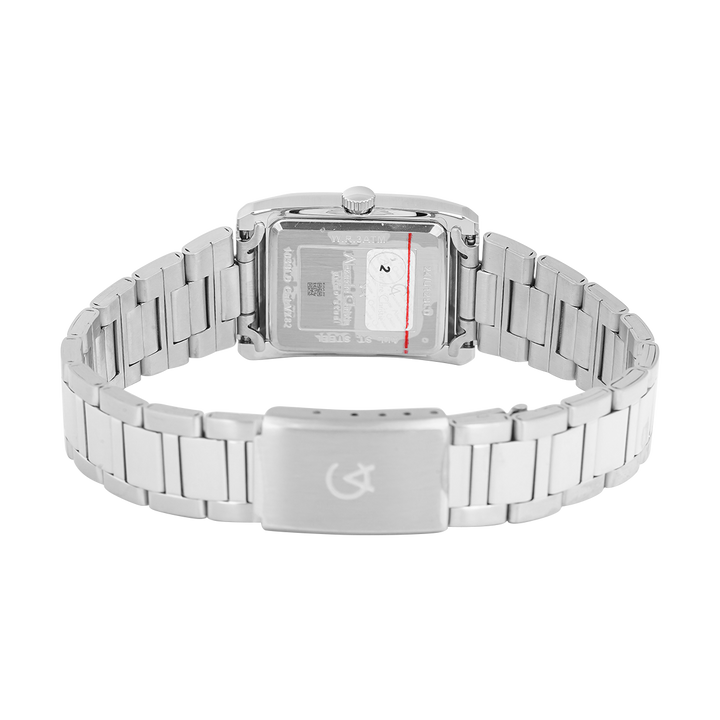 Jam Tangan Alexandre Christie Primo Steel AC 1039 LDBSSSL Women Silver Dial Stainless Steel Strap