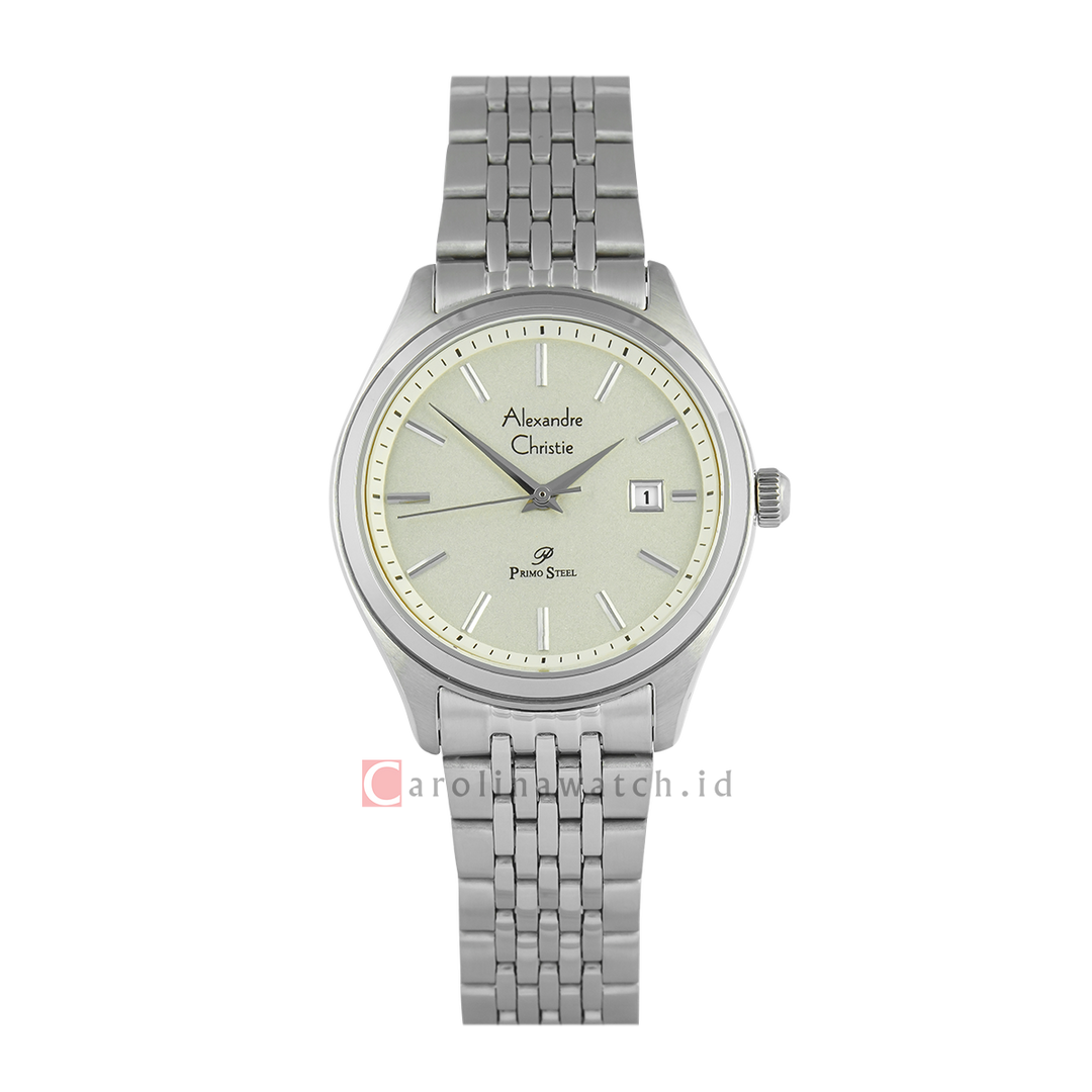 Jam Tangan Alexandre Christie Primo Steel AC 1040 LDBSSBG Women Analog Dial Stainless Steel Strap