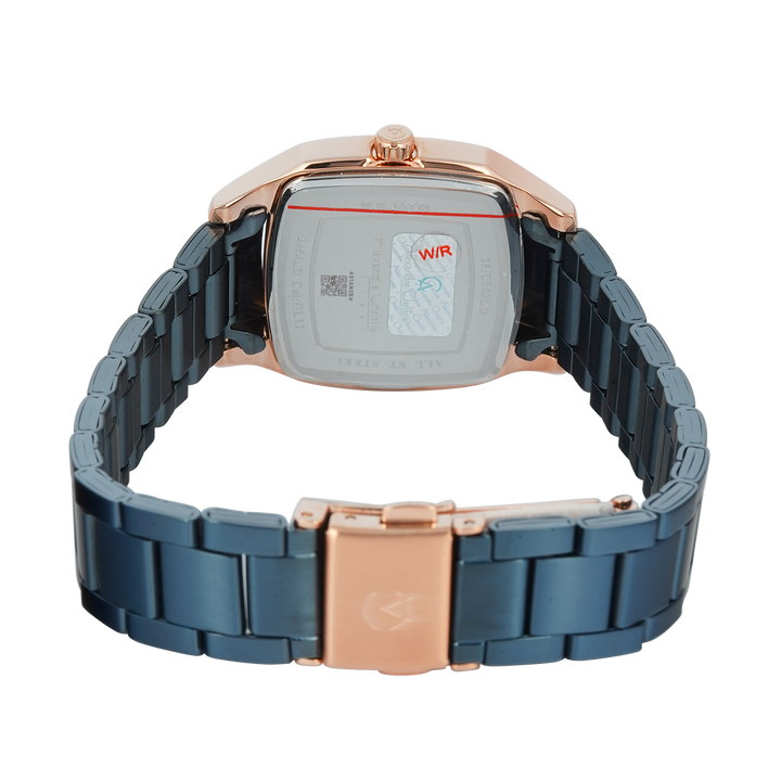 Jam Tangan Alexandre Christie Passion AC 2454 LDBURBU Women Blue Dial Blue Stainless Steel Strap