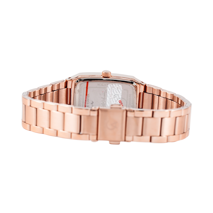 Jam Tangan Alexandre Christie Passion AC 2455 LDBRGLG Women Grey Dial Rose Gold Stainless Steel Strap