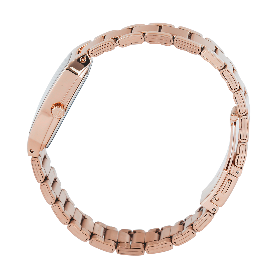 Jam Tangan Alexandre Christie Passion AC 2455 LDFRGSL1 Women Silver White Dial Rose Gold Stainless Steel Strap