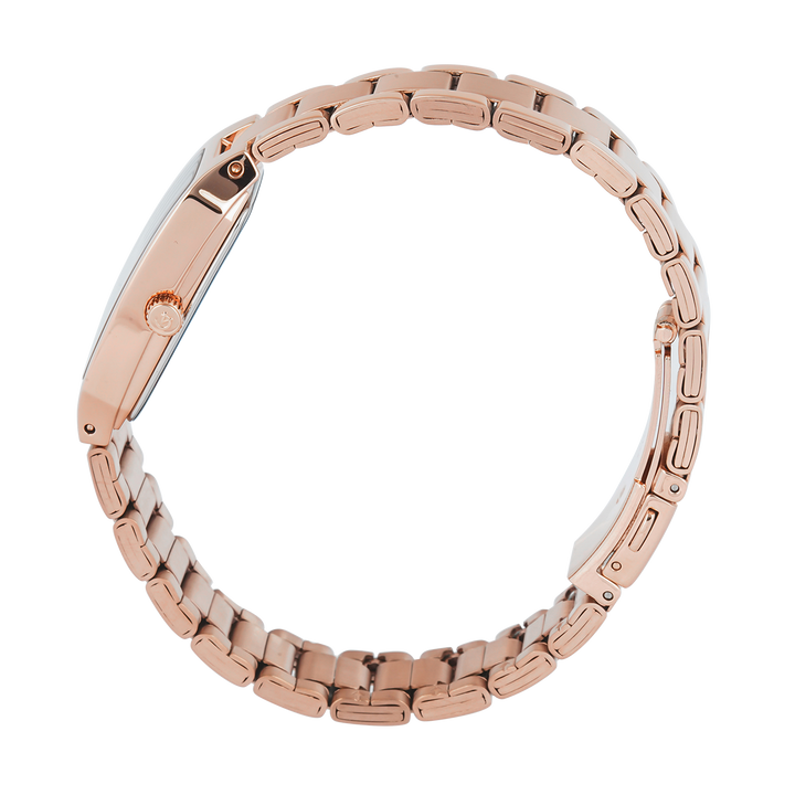 Jam Tangan Alexandre Christie Passion AC 2455 LDFRGSL1 Women Silver White Dial Rose Gold Stainless Steel Strap