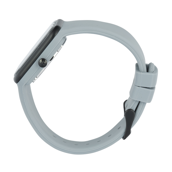 Jam Tangan Alexandre Christie Multifunction AC 2744 BFRIPBAGR Women Black Dial Fountain Grey Rubber Strap