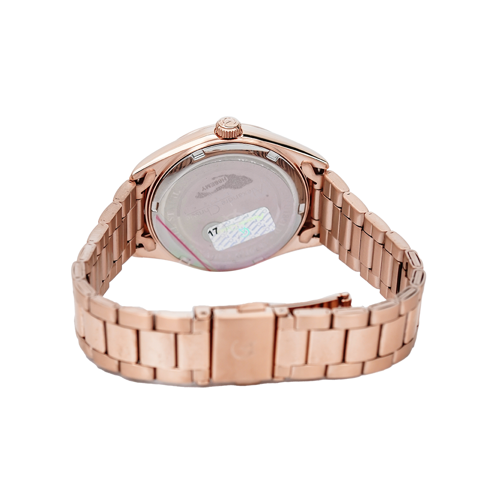 Jam Tangan Alexandre Christie Passion AC 2839 LDBRGRG Women Rose Gold Dial Rose Gold Stainless Steel Strap