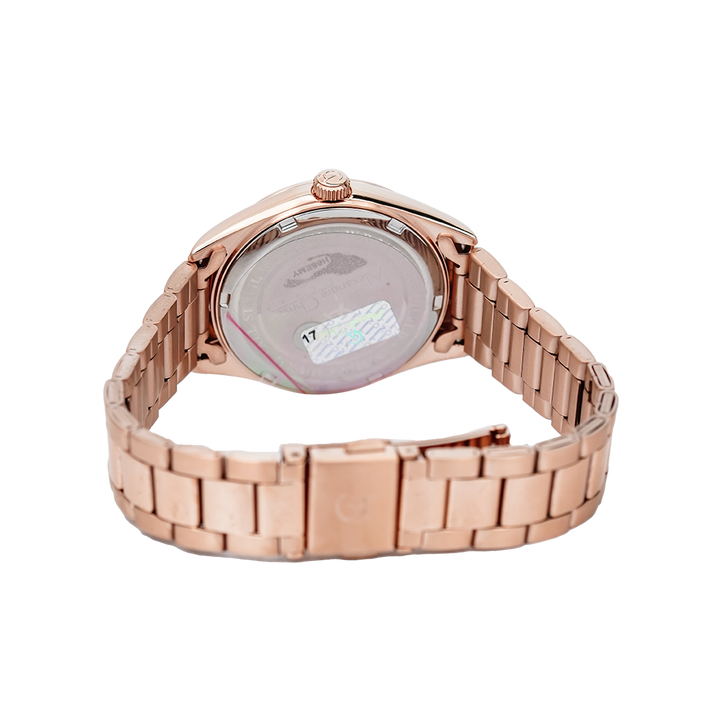 Jam Tangan Alexandre Christie Passion AC 2839 LDBRGRG Women Rose Gold Dial Rose Gold Stainless Steel Strap