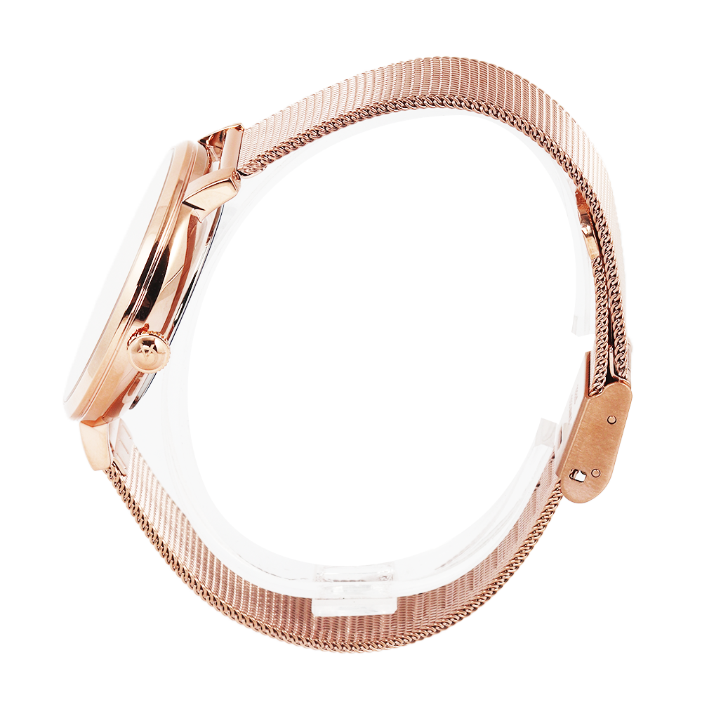 Jam Tangan Alexandre Christie Passion AC 2870 BFBRGRG Women Rose Gold Dial Rose Gold Mesh Stainless Steel Strap