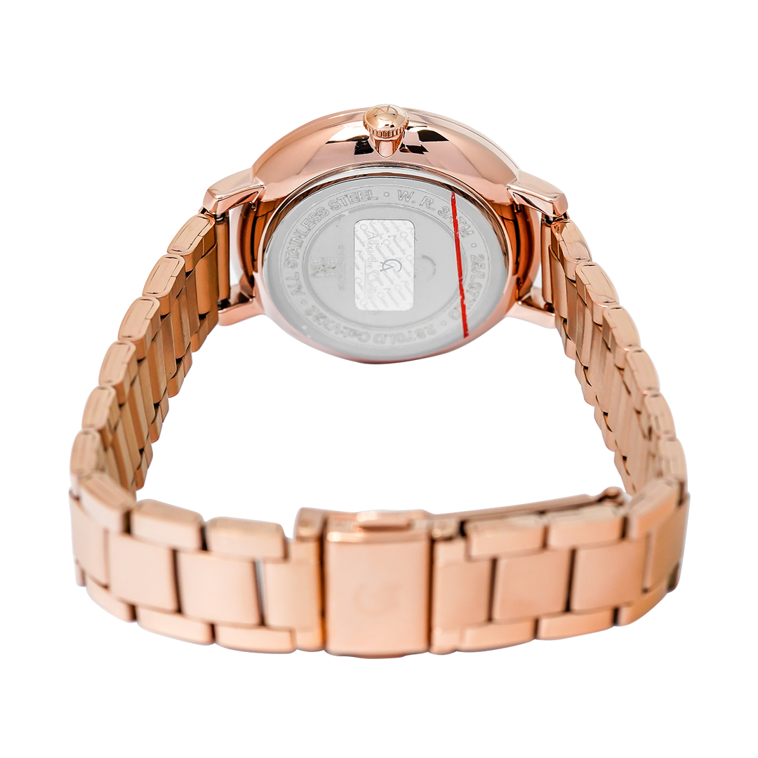 Jam Tangan Alexandre Christie Passion AC 2870 LDBRGLN1 Women Analog Dial Rose Gold Stainless Steel Strap