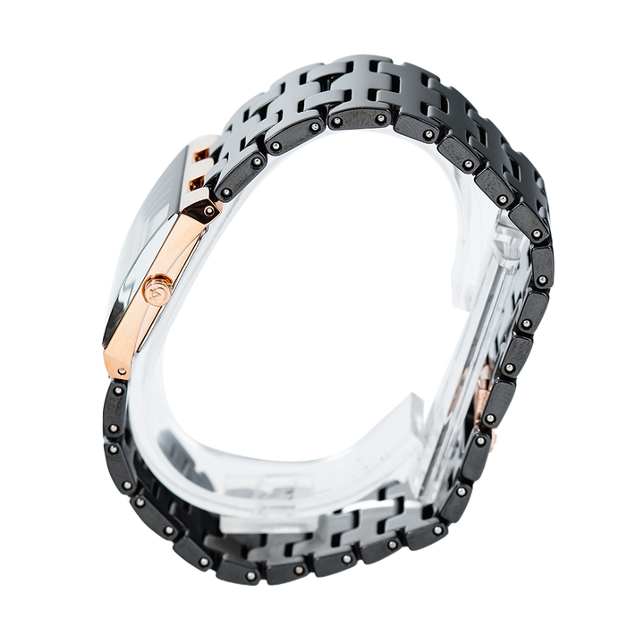 Jam Tangan Alexandre Christie Passion AC 2881 LHBRGBA Women Black Dial Black Stainless Steel Strap