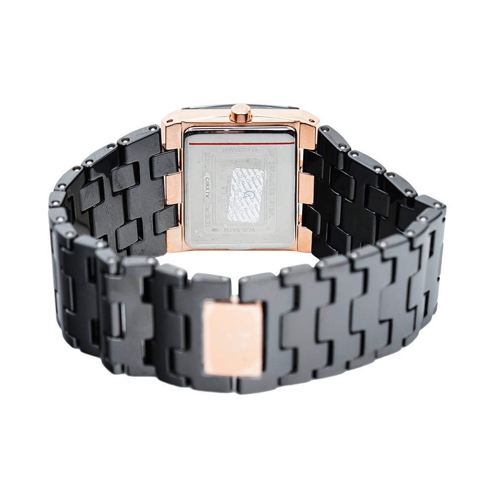 Jam Tangan Alexandre Christie Passion AC 2881 LHBRGBA Women Black Dial Black Stainless Steel Strap