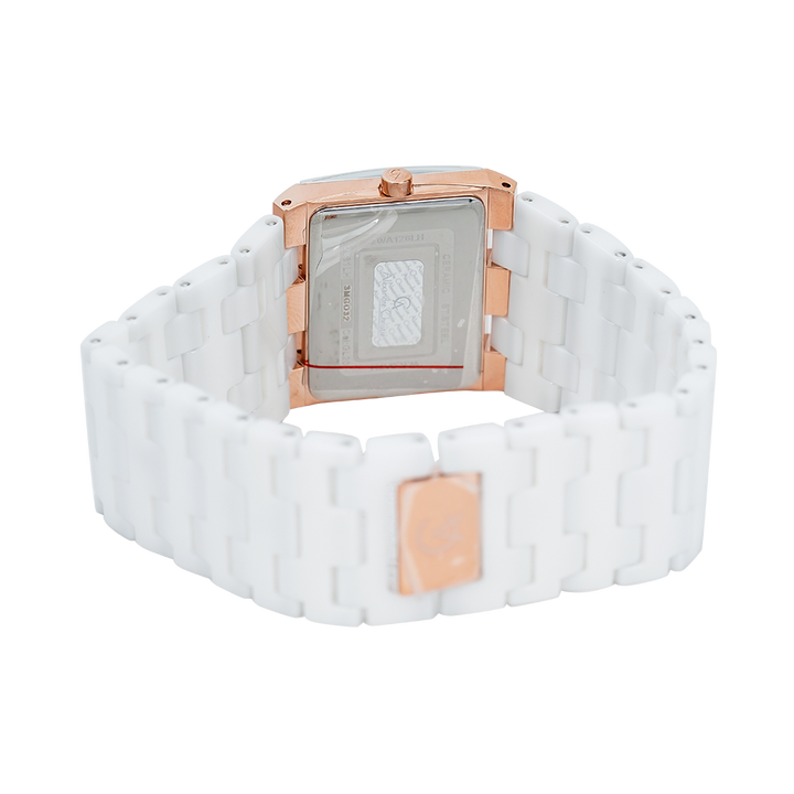 Jam Tangan Alexandre Christie Passion AC 2881 LHBRGSL Women Silver White Dial White Stainless Steel Strap