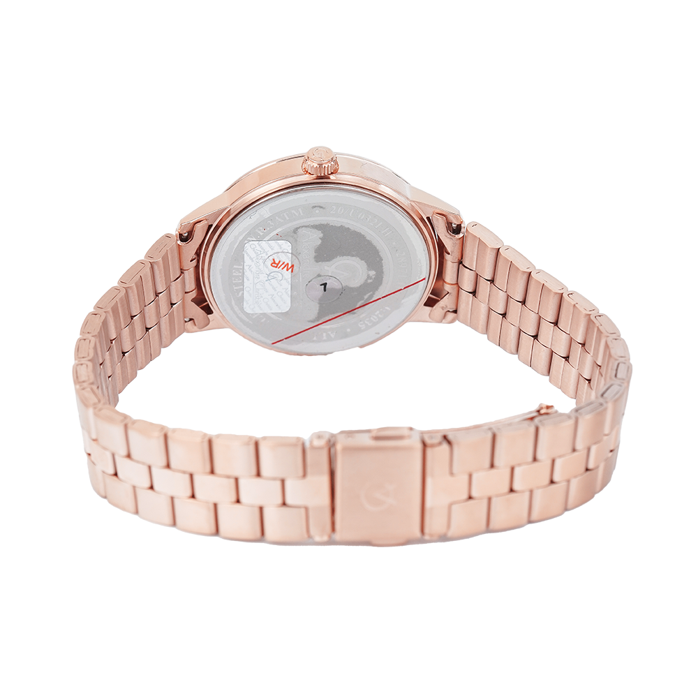 Jam Tangan Alexandre Christie Passion AC 2897 LHBRGLN Women Rose Gold Dial Rose Gold Stainless Steel Strap