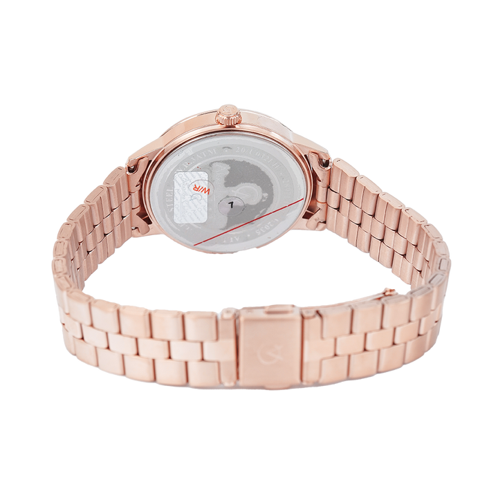 Jam Tangan Alexandre Christie Passion AC 2897 LHBRGLN Women Rose Gold Dial Rose Gold Stainless Steel Strap
