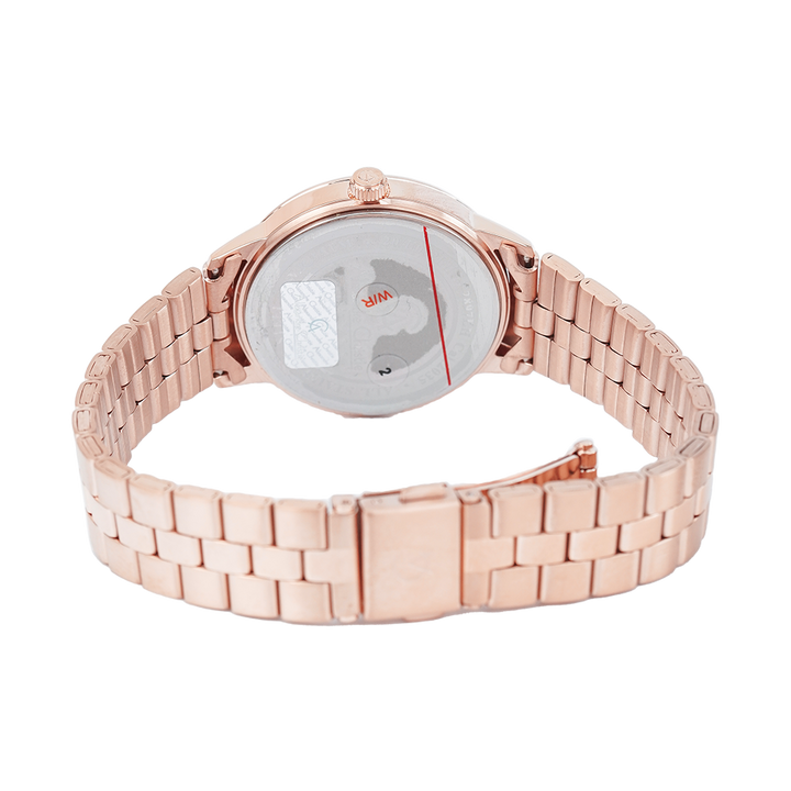 Jam Tangan Alexandre Christie Passion AC 2897 LHBRGSL Women Silver Dial Rose Gold Stainless Steel Strap
