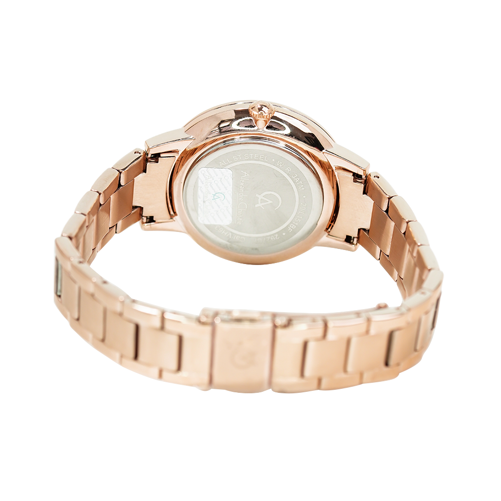 Jam Tangan Alexandre Christie Passion AC 2927 BFBRGRG Women Rose Gold Dial Rose Gold Stainless Steel Strap