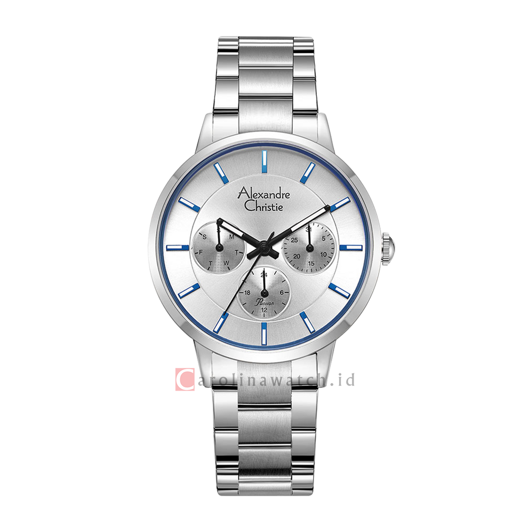 Jam Tangan Alexandre Christie Passion AC 2927 BFBSSSL Women Silver Dial Stainless Steel Strap