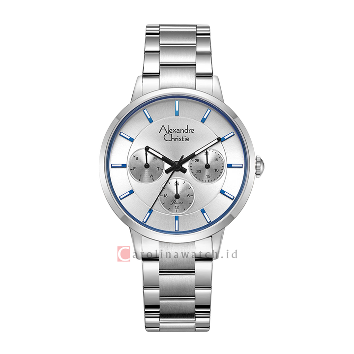 Jam Tangan Alexandre Christie Passion AC 2927 BFBSSSL Women Silver Dial Stainless Steel Strap