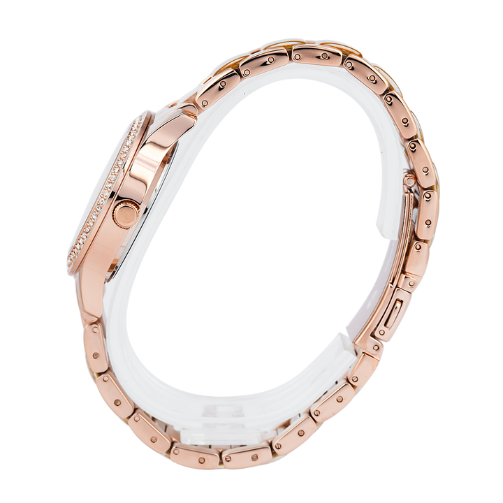 Jam Tangan Alexandre Christie Passion Multifunction AC 2932 BFBRGLNLO Women Gold Dial Rose Gold Dual Tone Stainless Steel Strap