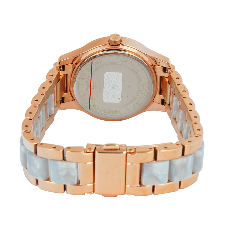 Jam Tangan Alexandre Christie Multifunction AC 2932 BFBRGRGBU2 Women Gold Dial Dual Tone Stainless Steel Strap