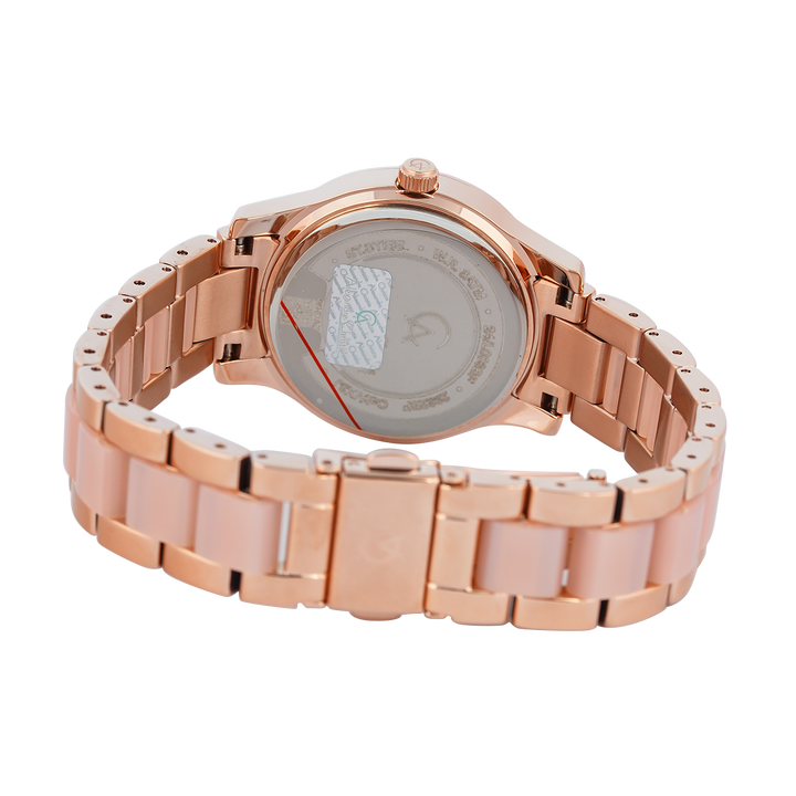 Jam Tangan Alexandre Christie Multifunction AC 2932 BFBRGRGPN Women Rose Gold Dial Rose Gold Stainless Steel Strap