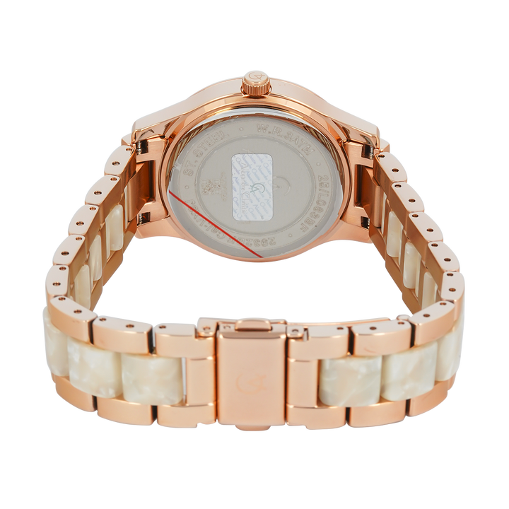 Jam Tangan Alexandre Christie AC 2932 BFBRGSL2 Women Analog Dial Dual Tone Stainless Steel Strap